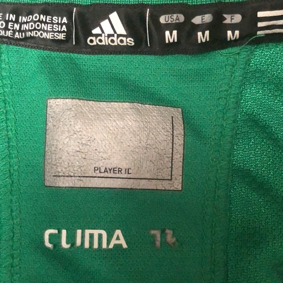 Adidas Climalite Green Gold Fighting Irish Notre Dame Sports Jersey  Polo Shirt - Picture 3 of 11